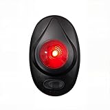 Electric Fence Alert Live Fence Indicator Electronic Fence Fault Finder for Farm Waterproof Fence Voltage Alert Clips to Wire or Tape Fences Black