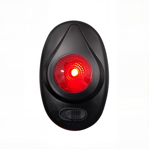 Electric Fence Alert Live Fence Indicator Electronic Fence Fault Finder for Farm Waterproof Fence Voltage Alert Clips to Wire or Tape Fences Black