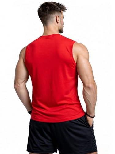 Image of 3Colours RGB Men's Active Wear Sleeveless Tank top, Gym Vest, Leisure wear CCUT Hustle
