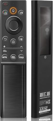 Image of Solar Rechargeable Remote Control Replacement for Samsung Smart TVs BN59-01357A Neo QLED Frame Smart 4K 8K Ultra HD TV, Voice Function, USB-C Charging