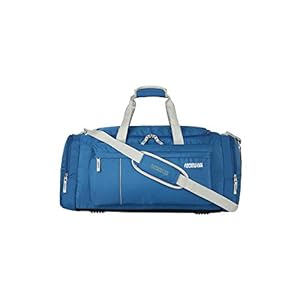 American Tourister X-Bag Nylon 55 Cms Travel Duffle Bag (Blue)