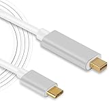 ★【4K Full HD-Kompatibilität】 Unterstützt eine Bildschirmauflösung von bis zu 4K*2K (3840 * 2160) 60 Hz Bildfrequenz mit 24-Bit-Farbe; Kompatibilität mit Displays, Monitoren und Projektoren mit Mini DisplayPort-Anschluss. Es kann 4K Auflösung erreichen, nur wenn Signalquelle und Anzeigegerät können 4G erfüllen.