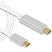 Produktbild USB C auf Mini DisplayPort Kabel, Gbeta 4K@60Hz 1.8M/6FT Typ C zu Mini DP Kabel Adapter für Video, Nicht Kompatibel mit Hard Drive und Datenübertragungsgeräten Verbunden Werden