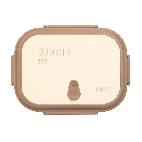 Image of House of Quirk 304 Stainless Steel Insulated Lunch Box for Office & School | 4 Compartments Tiffin Box for Adults & Kids | Leakproof, Durable & Portable Meal Container (Beige)