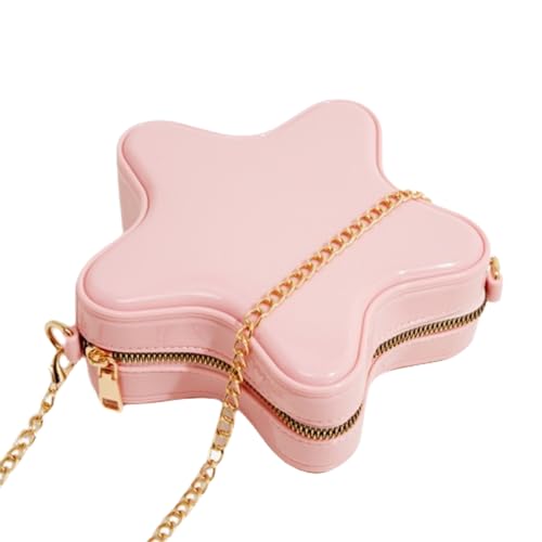 Image of Women's Mini Star Tote Bag, Women's Cute PU Leather Hobo Bag Chic Star Crossbody