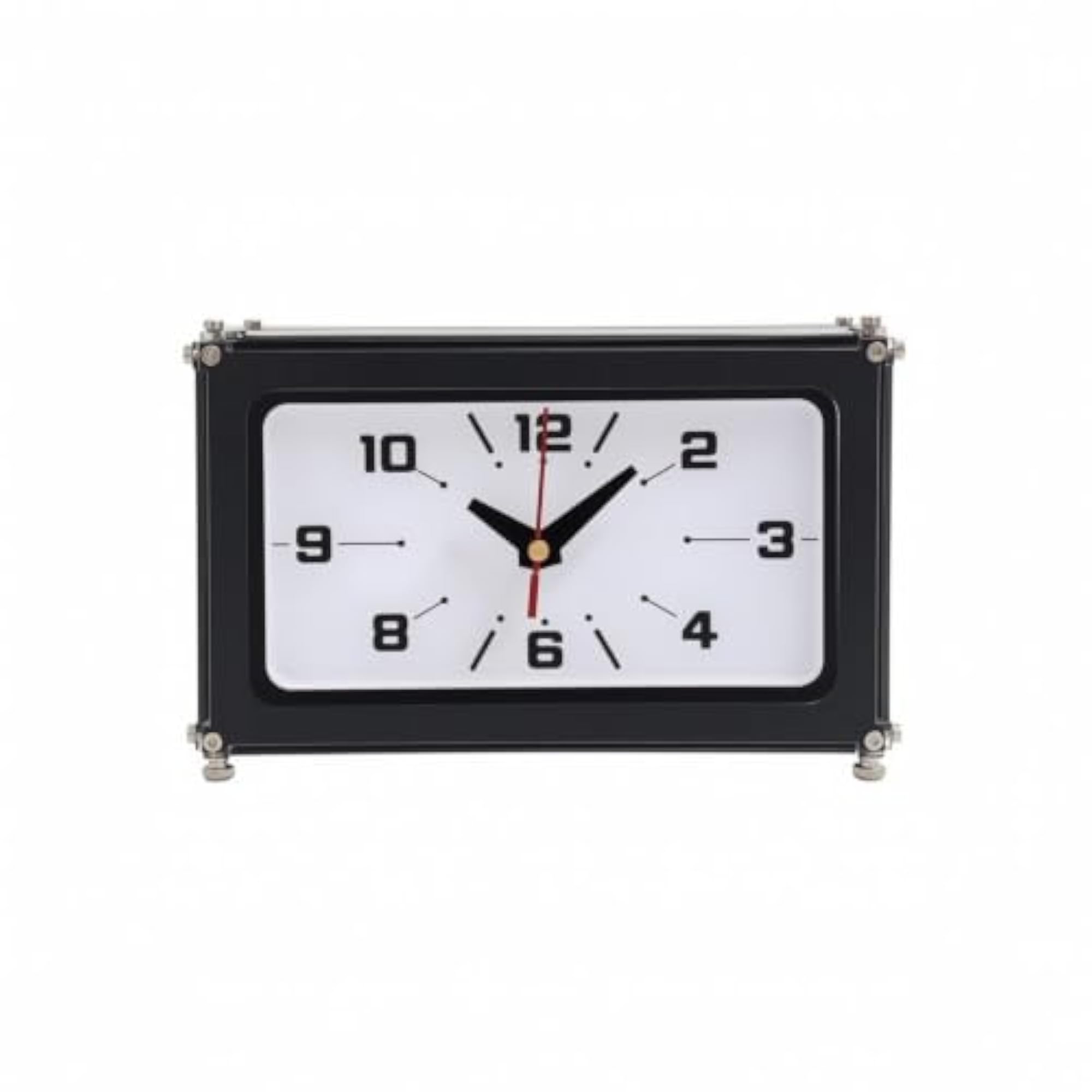 Rectangular Precision Desk Clock with Arabic Numerals