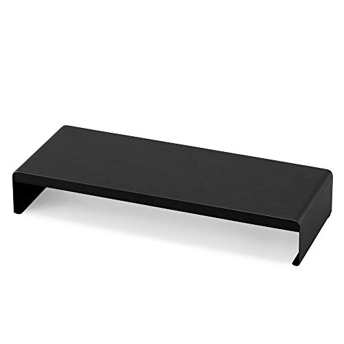 アイリスオーヤマ モニター台 ディスプレイ台 モニタスタンド 机上台 パソコン台 pc キーボード収納 プリンタ台 幅50cm 50cm スチールタイプ MNS500S ブラック