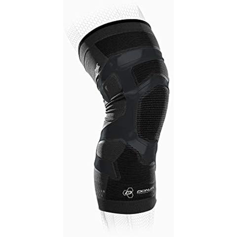 DonJoy Performance TRIZONE Compression: Knee Support Sleeve, Left Leg, Black, Medium Cover