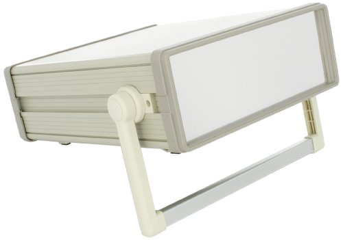BUD Industries IA-6163 Aluminum Instrument Case with Plastic Front and Rear Bezels 12.93" L x 10.16" W x 4.02" H, Multiple