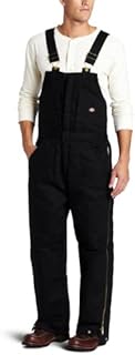 Dickies Men's Premium Insulated Bib Overall, Black, 2X-Large