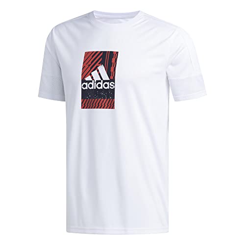 Maillot Hypersport Adidas blanc M idéal pour vos entraînements