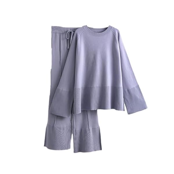 DUOTCYELE Caldo Abito Lavorato A Maglia - Abbigliamento Casual Da Donna Lavorato A Maglia Autunno E Inverno Set Da Donna Abbigliamento Sportivo Maglione Tinta Unita Abbigliamento Sportivo Addensato