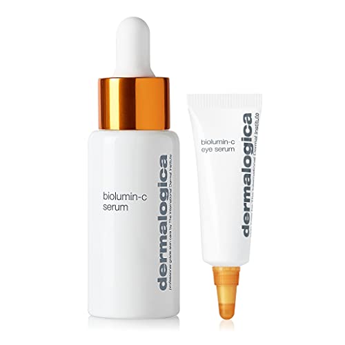Dermalogica Brighter Together Kit (Biolumin-C Serum, Biolumin-C Eye Serum) Lightweight Vitamin C complex Eye Serum â€“ Optimized Delivery System to Fight Oxidative Stress and Premature Skin Aging for Brighter, Firmer, More Radiant Skin.