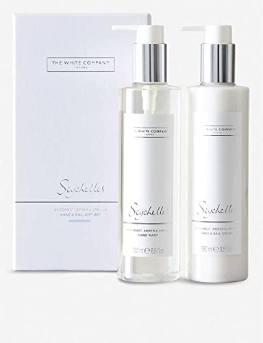 The White Company Seychelles Bergamot Amber & Vanilla Hand & Nail Gift Set