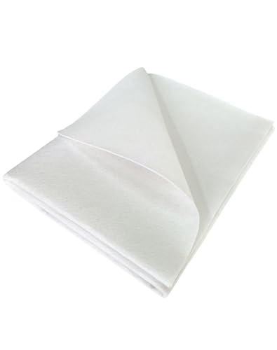 Fusible Fleece Interfacing One-Sided Loft Fusible Fleece for Sewing Quilting Crafts Clothing Bags (61 Inches x 36 Inches) Medium Weight Easy Iron-On Application Enhanced Projects