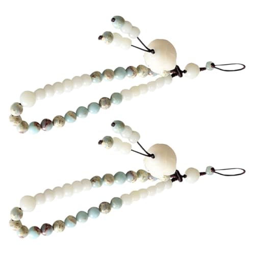 Pulsera Antideslizante Versátil para Móvil con Cuentas Bodhi Protectoras Pack de 2