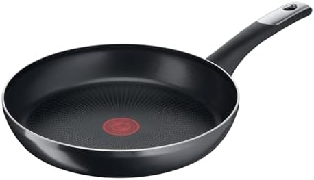Tefal Hard Titanium Essential Bratpfanne 28 cm, Antihaftversiegelung, Thermo-Signal bei idealer Brattemperatur, spülmaschinengeeignet, Nicht induktionsgeeignet, Made in France, C38