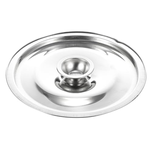 TOPBATHY Couvercle En Acier Inoxydable 7.09 Pouces Réutilisable Pour Pot D'Huile Couvercle Universel Anti-Débordement Avec Poignée Pratique Pour Casseroles...