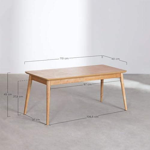 SKLUM Holzbank Betta Braun Natur