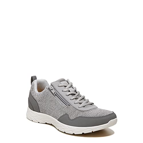 Vionic Zapatos de ocio cómodos con cordones Brisk Jetta para mujer - Tenis de apoyo para caminar que incluyen comodidad de tres zonas con plantilla ortopédica soporte de arco, Gris claro, 41 EU Cover