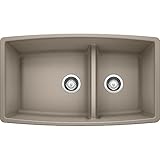 Blanco 441315 Performa Medium 1-3/4 Low Divide-Truffle Sink, 33.00 x 26.00 x 39.00 inches