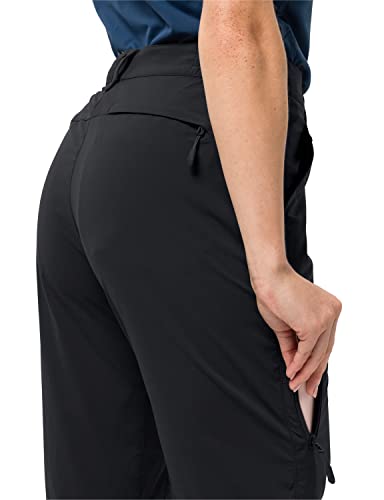 Jack Wolfskin Damen Activate Light Zip Off Hose, schwarz, 42