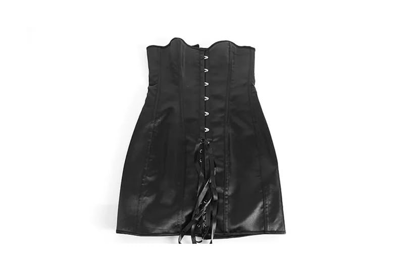 Damski seksowny gorset gorsetowy top gotycki gorset wyszczuplający | Dla długich stalowych kości tułowia Overbust Curve Shaper Body Shapewear