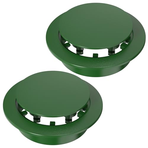 Pop Up Drainage Emitter Fits 3-Inch and 4-Inch Sewer and Drain Fittings Dual-Rod Outdoor Drain Cover for Yard Outlets Downspouts Channel Drains & Catch Basins