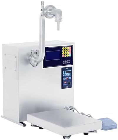 Automatic Liquid Filling Machine – 36L/Min Max Flow, Intelligent Speed Control, Hands-Free Foot Switch, 220V, Perfect for Juices, Sauces, and Liquid Products