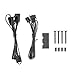 Thermaltake CT200 ARGB PWM Fan Single Pack, PWM Controlled 500~900 rpm, 5V Motherboard Sync, 16.8 Million Color 9 Addressable LEDs, Airflow 131.6 CFM, Hydraulic Bearing, 200mm, Black, CL-F179-PL20SW-A