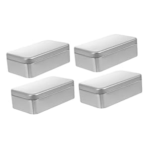 Gatuida 4er Set Silberne Teedosen Ablage