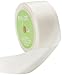May Arts 1-1/4-Inch Wide Ribbon, White Silk Ribbon