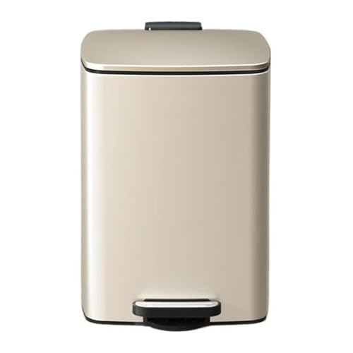 Caneca de basura cuadrada de acero inoxidable 20 litros miniatura 1