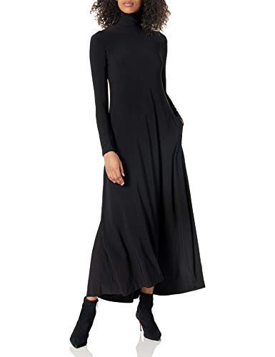 Norma Kamali Women's Long Sleeve Turtle Long Swing Dress, BLACK, XXS at Amazon Women's Clothing store Norma Kamali Women's Long Sleeve Turtle Long Swing Dress, BLACK, XXS at Amazon Women's Clothing store