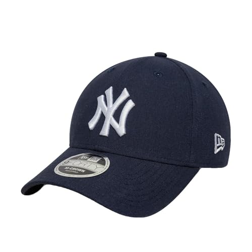 Casquette New Era Linen 9Forty MC Neyyan 410 Navy en lin noble et finitions soignées