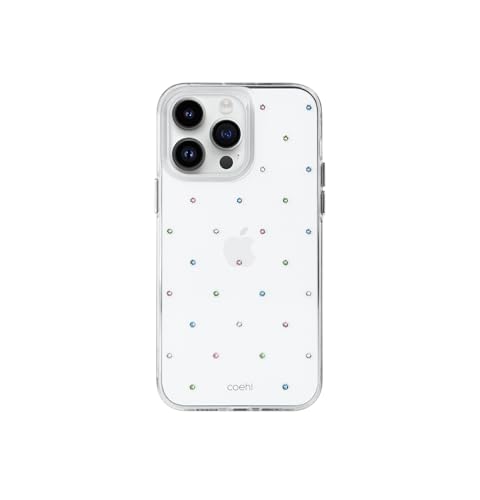 Coehl Solitaire Coque de téléphone compatible avec iPhone 14 Pro (transparent)