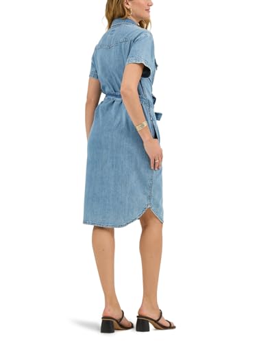 Lee Women's Legendary Short Sleeve Western Denim Dress3