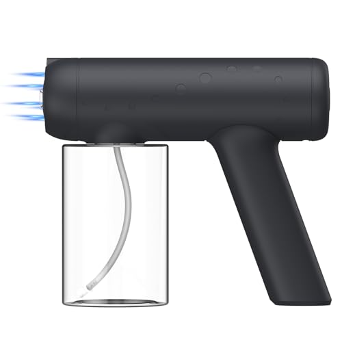 KuRoKo Cordless Spray Tan Machine, Rechargeable - Lightweight Airbrush Tanning Gun and Mobile Spray Tanning for Home Tan,Travel Salon Beach Use,Black