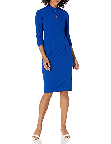 Donna Morgan Women's Knotted Crepe Sheath Dress4