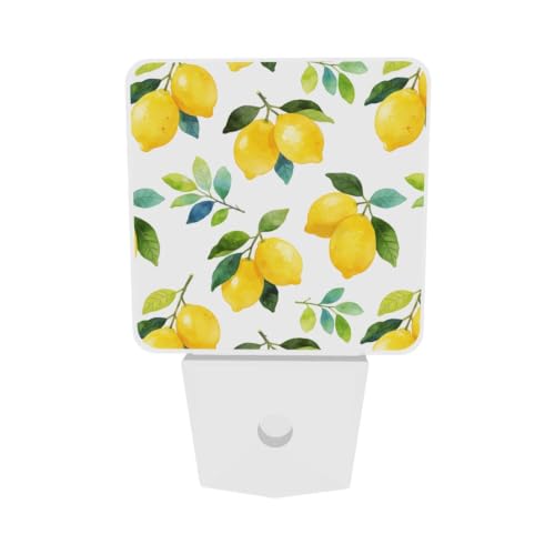 Image of Lemon Lovely LED Plug-in Night Light 2-Pack for Bedroom