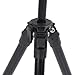 Camera Tripod Ball Head Center Column Quick Release Plate Aluminum Alloy Travel Tripod for DSLR Video Camcorder Low Angle