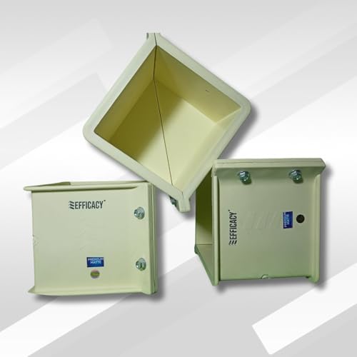 WI PVC Cube Mold Concrete Testing Equipment Size (Cream, 15x15x15 cm)