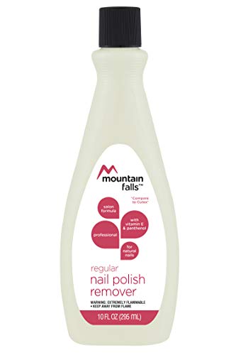 Mountain Falls Regular Nail Polish Remover for Natural Nails with Vitamin E and Panthenol, 10 Fluid Ounce