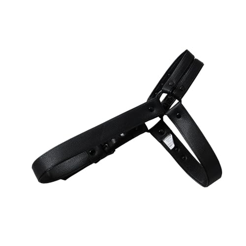 JOCKMAIL Men Jock straps with Mens Leather Harness Adjustable Jock strap for Men with Removable Pouch4