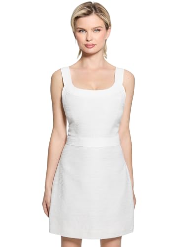 Guess Robe sans Manches Elsie en Tweed idéale pour le bureau
