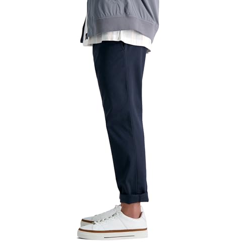 Haggar Men's Life Khaki Comfort Flat Front Slim Fit Chino Pant2