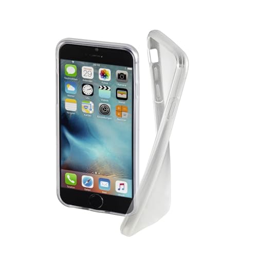 Hama Coque de Protection "Crystal Clear"(pour Apple iPhone 7/8, polyurethane termoplastique (PUT), compatible "wireless charging"/"chargement sans fil") Transparent