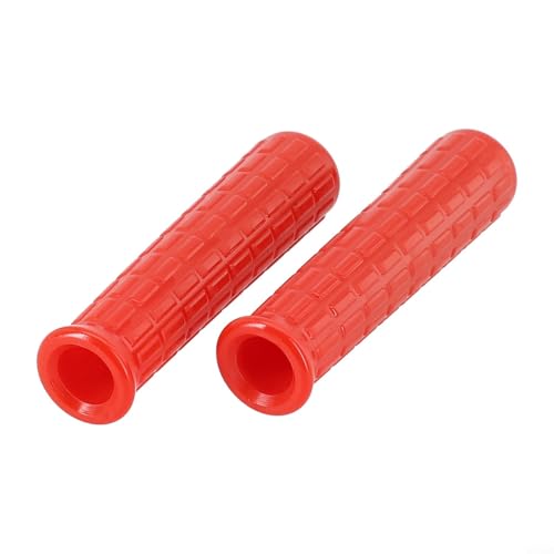 Sumsoctober Mejora tu carretilla con asas de goma rojas, mejora el agarre en cualquier terreno (114 x 16 mm)
