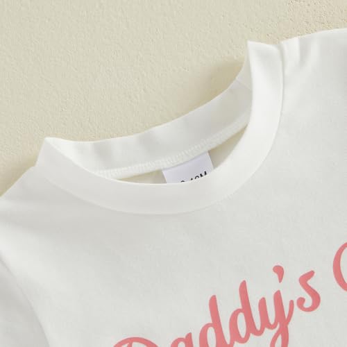 Image of Kayotuas Toddler Girl Summer Clothes Big Sister Outfit Letter Short Sleeve T-shirt Layered Tutu Skirt Set Cute Birthday Dress