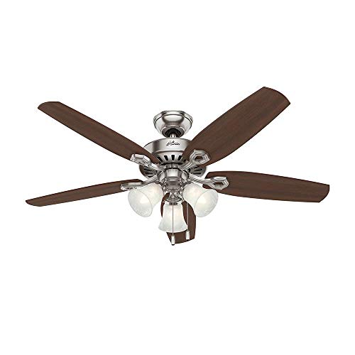 Ventilador de Teto Builder Plus Hunter 127v com Acionamento por C...